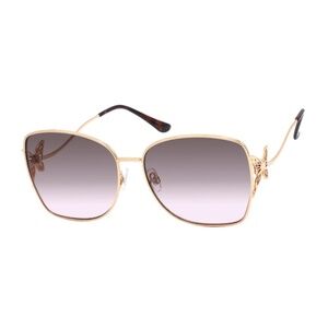 Madden NYC Jill Metal Square Rosegold Sunglasses